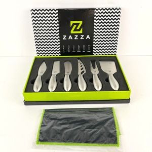 Zazza 6 Piece Cheese Knife Set Stainless Steel